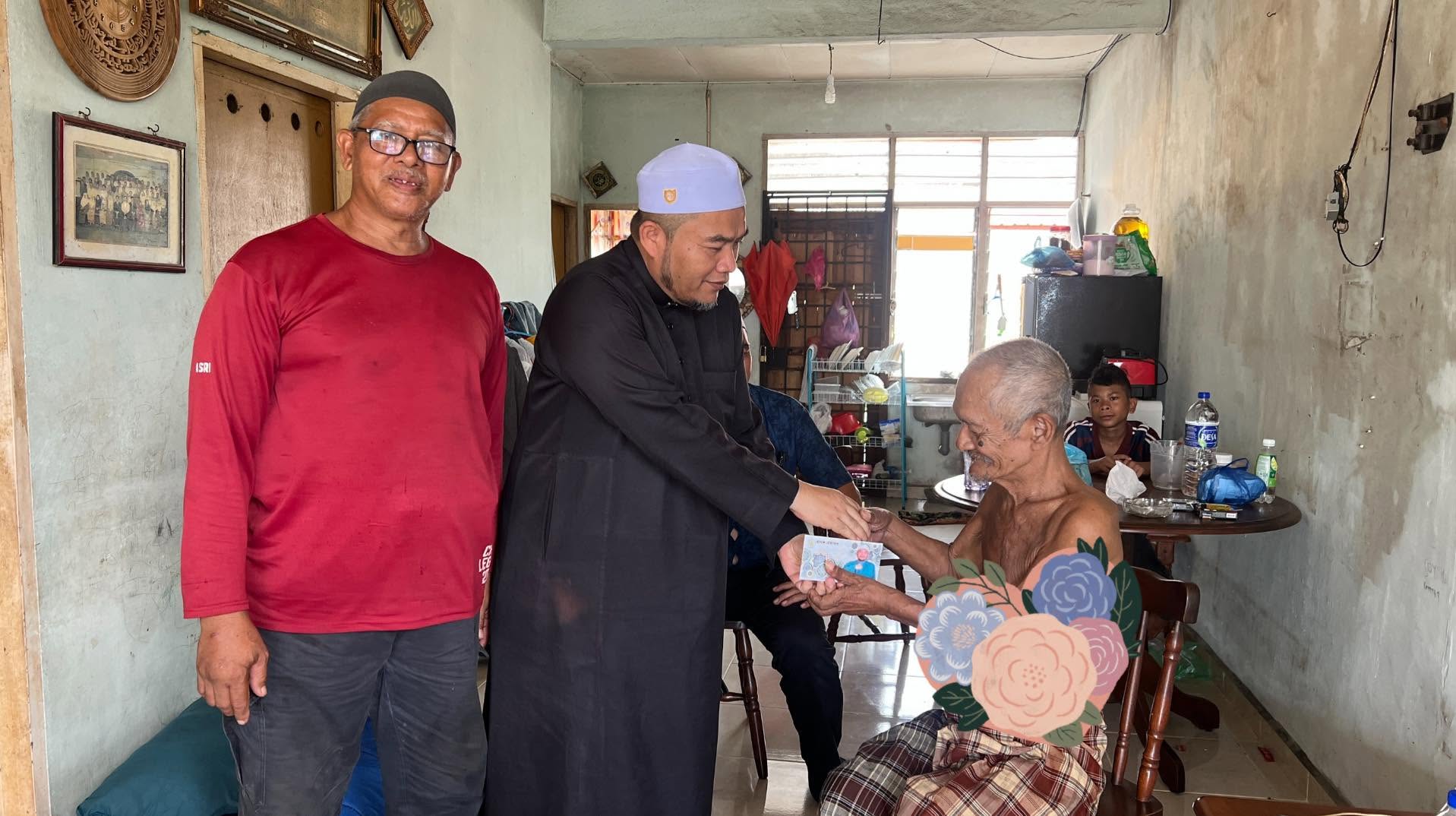 Ziarah Prihatin Saudara Din Juta di Taman RAKR Lak Lok